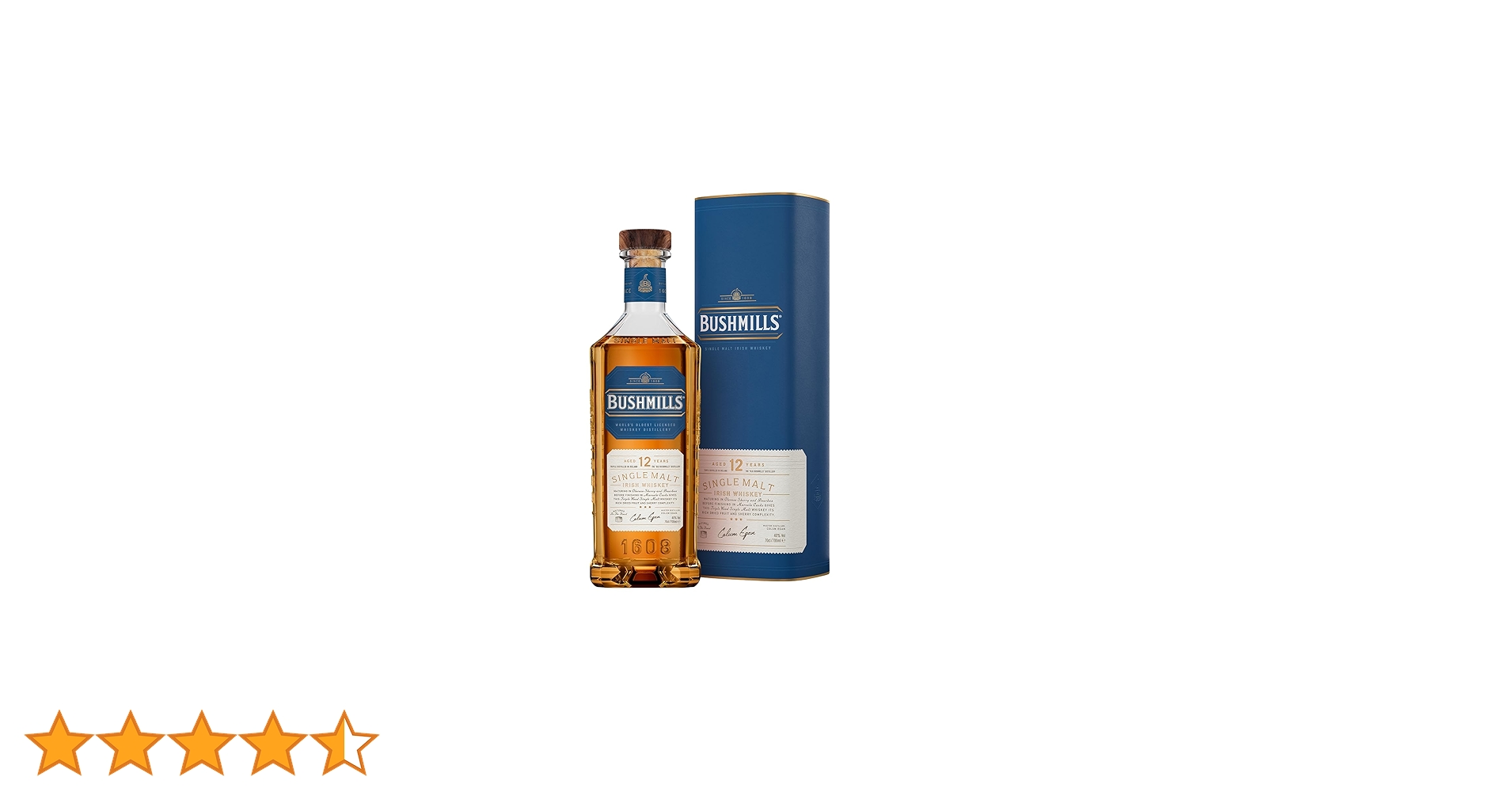 BUSHMILLS 10年 & 12年 シングルモルトウイスキーセット BUSHMILLS 10年 12年 シングルモルトウイスキーセット Amazon.co